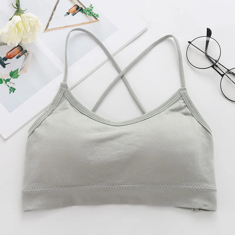 Elegant Cross Strap Yoga Bra for Active Women ATHLEXES