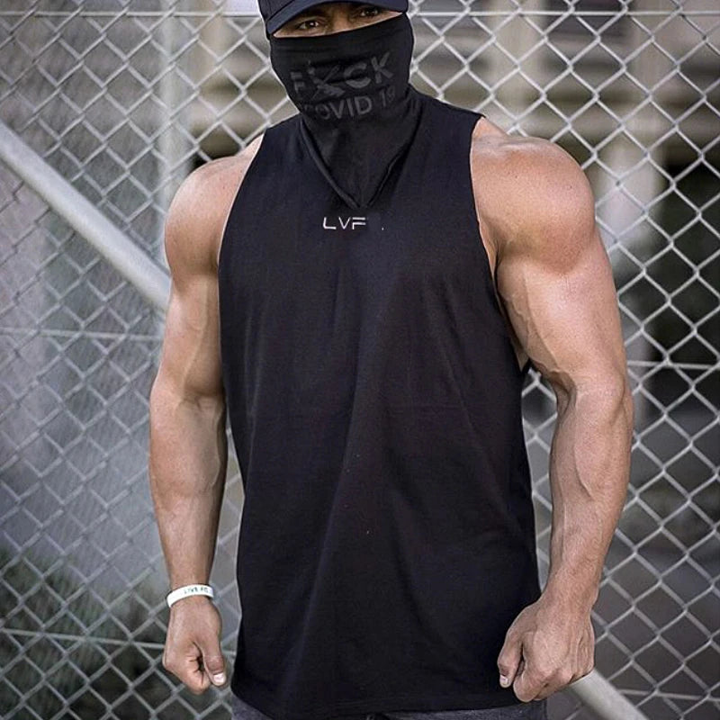 Men's Summer Cotton Gym Tank Top for Fitness ATHLEXES