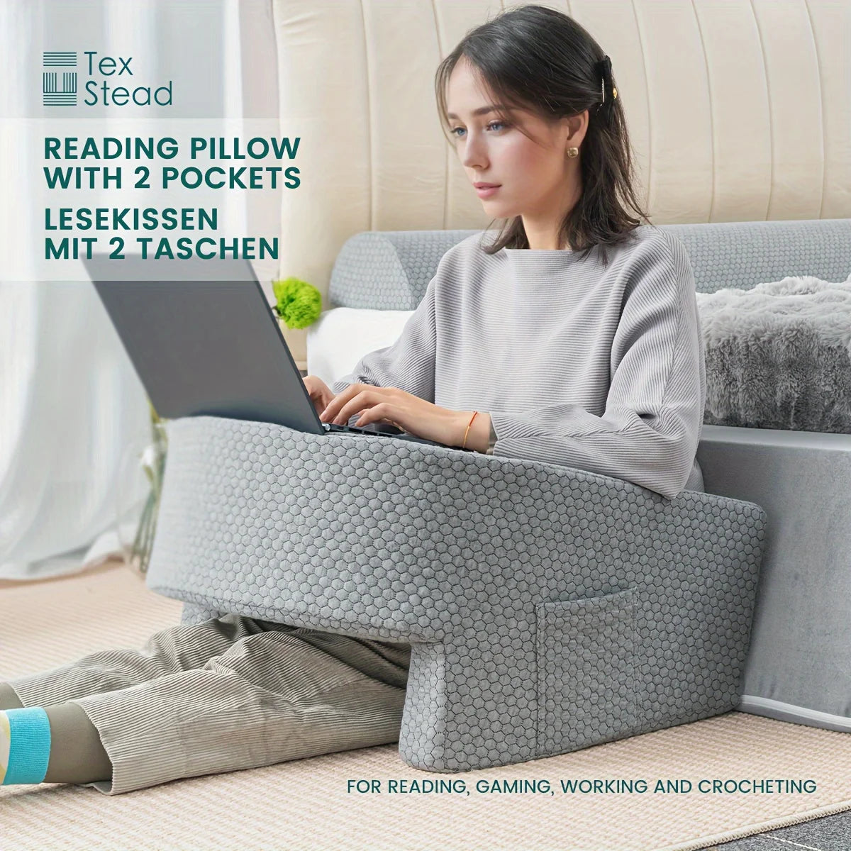 Soft Memory Foam Reading Pillow ATHLEXES