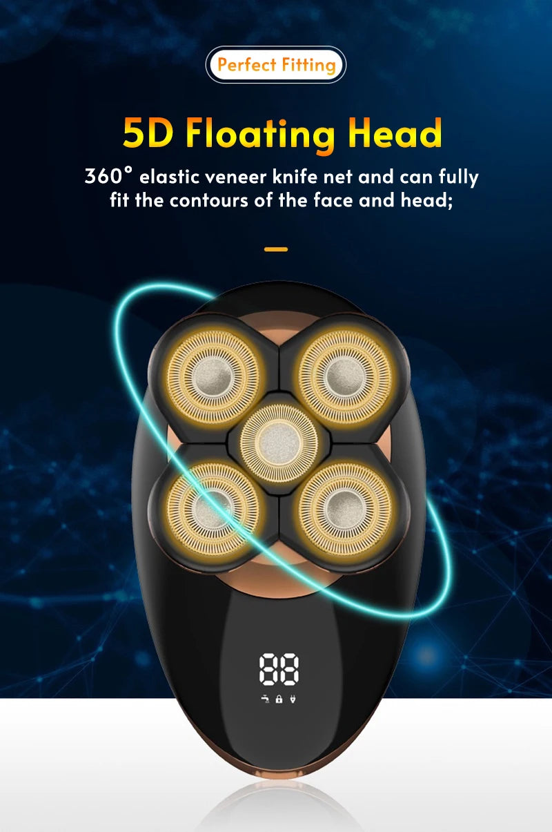 Ultimate 5 In 1 Electric Shaver for Gentlemen ATHLEXES