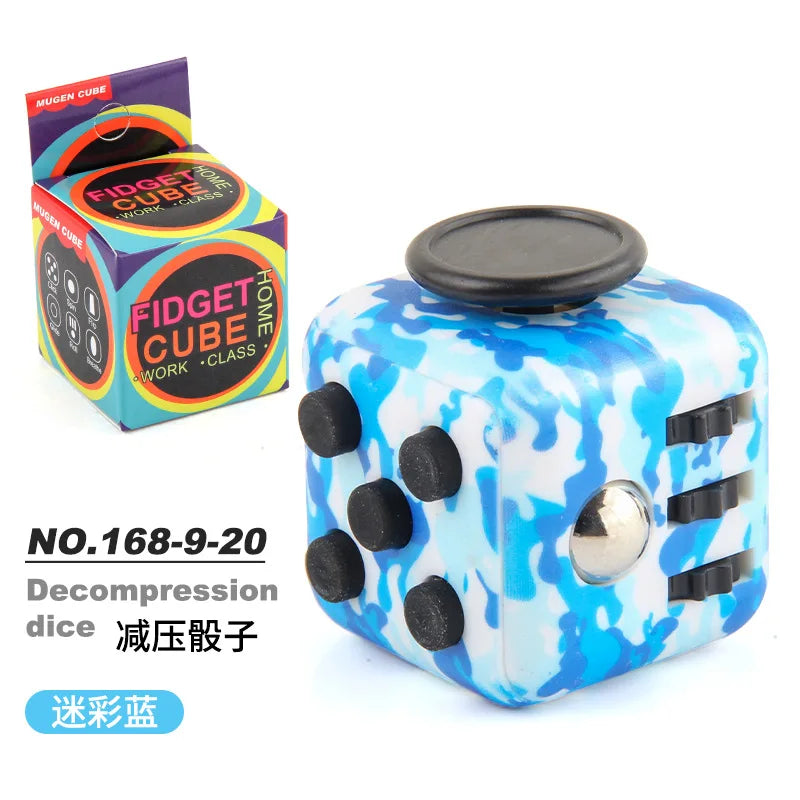 Colorful Fidget Dice for Stress Relief and Focus ATHLEXES