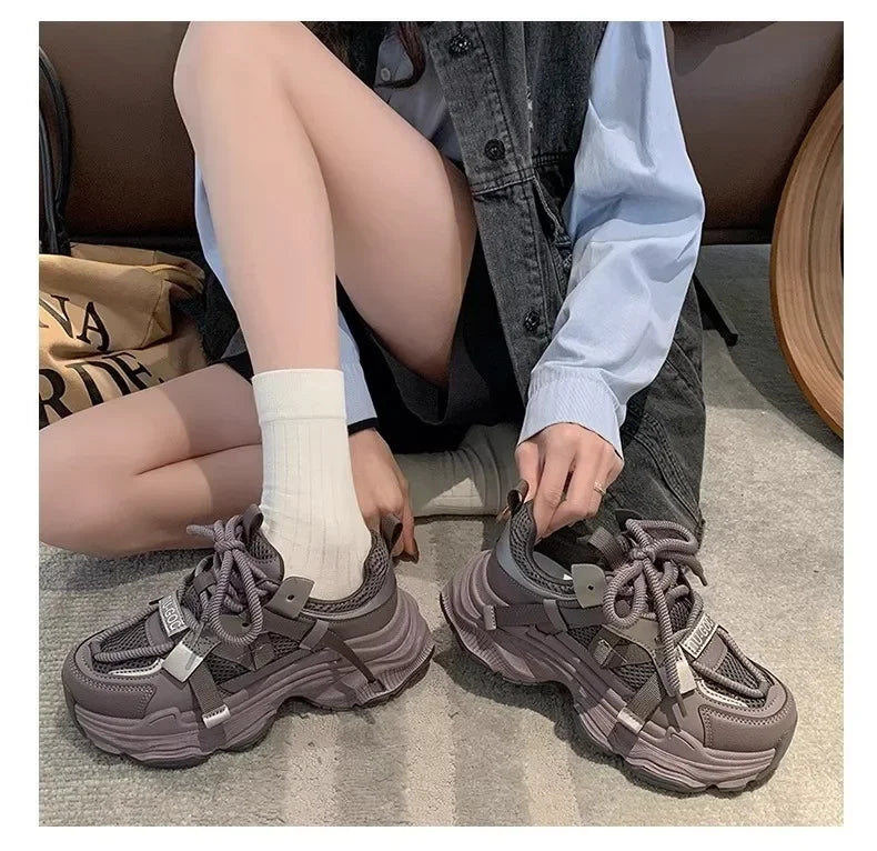 Chic Breathable Women's Chunky Sneakers 2024 ATHLEXES