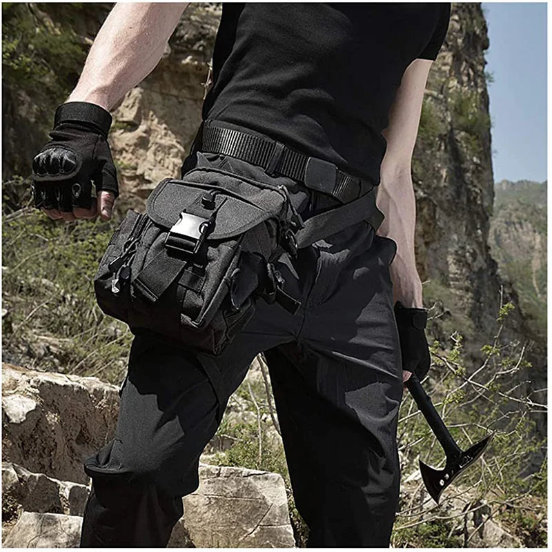 Waterproof Tactical Leg Bag Pack for Men Outdoor Activities ATHLEXES