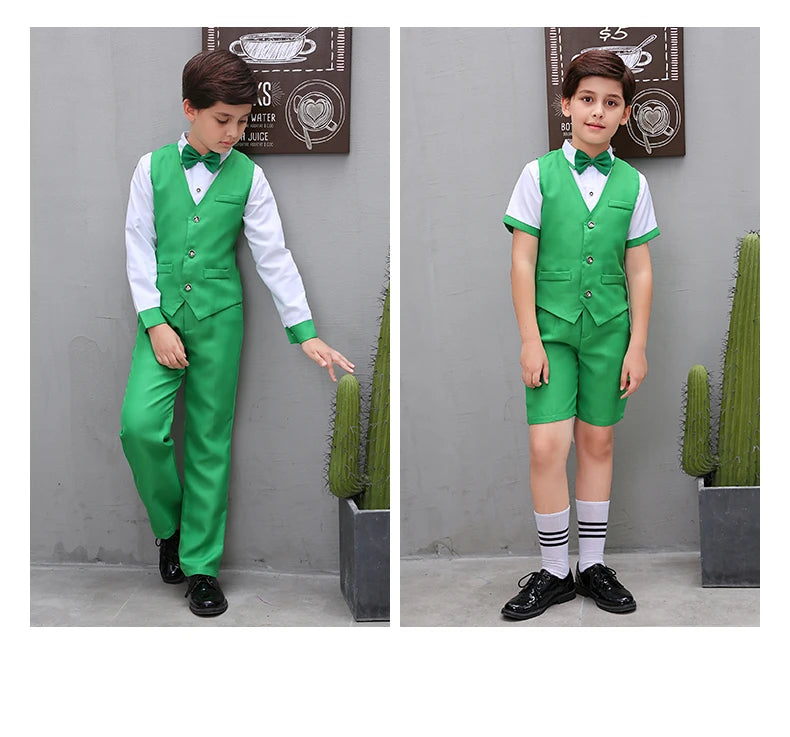 Chic Boys Formal Vest Suit Set for Special Occasions ATHLEXES