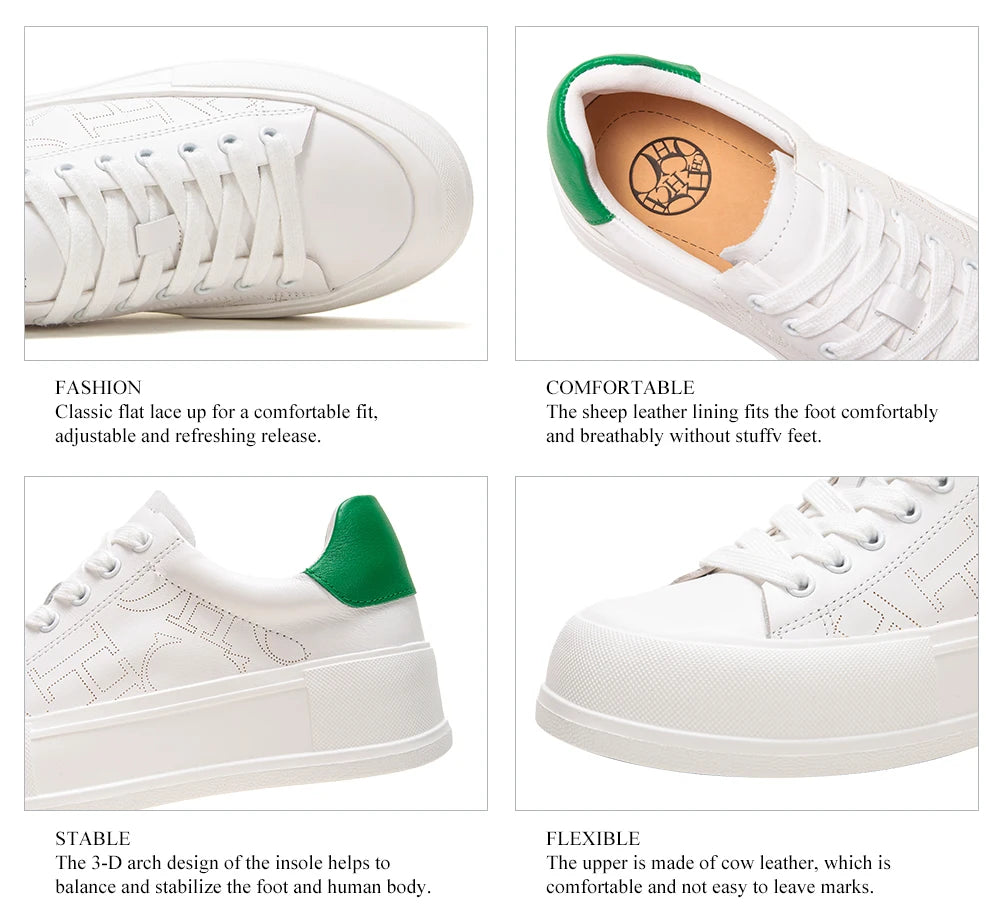 CHCH Women's Comfort Leather Sports Shoes ATHLEXES