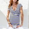 Chic Maternity Nursing Top - Sleeveless & Asymmetrical ATHLEXES