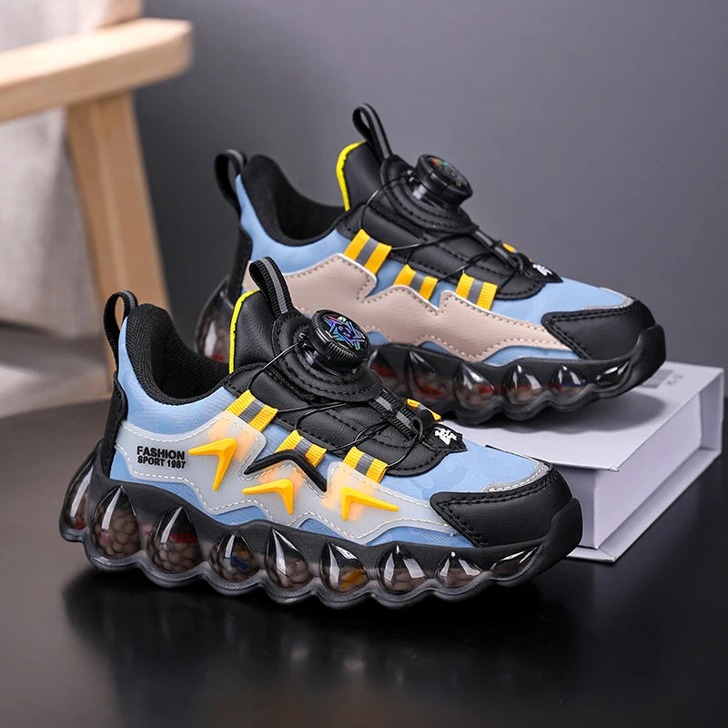 Stylish Leather Kids Running Sneakers ATHLEXES