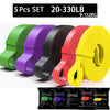 ProFlex 20-230lbs Resistance Band Set for Training ATHLEXES