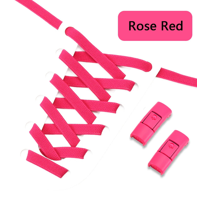 No Tie Elastic Press Lock Shoelaces for All ATHLEXES