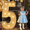 Radiant 4FT DIY Light Up Numbers for Celebrations ATHLEXES