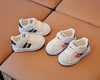 ChicStride 2 Striped White Baby Casual Sneakers ATHLEXES