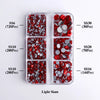 GlamCrystal 1540Pcs Hotfix Glass Rhinestones Set SS6-SS30 ATHLEXES
