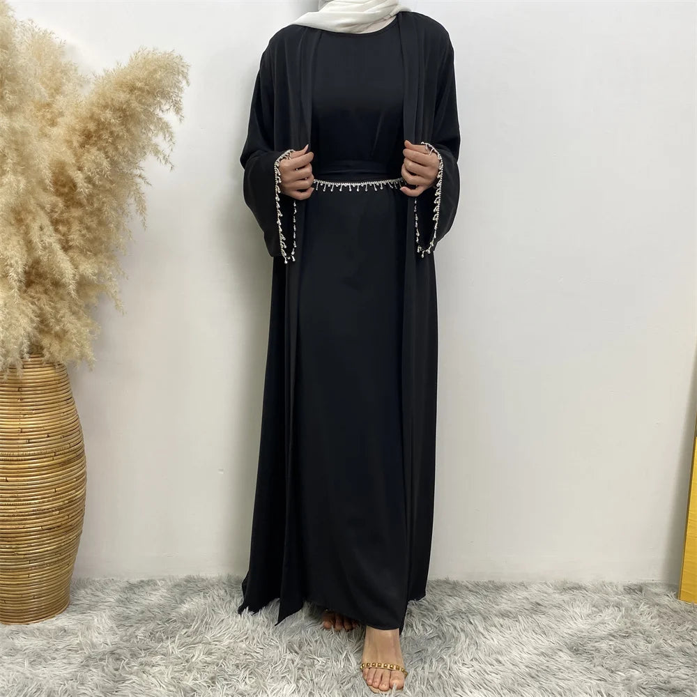 New Fashion Muslim Women Two-Piece Dress Set ATHLEXES