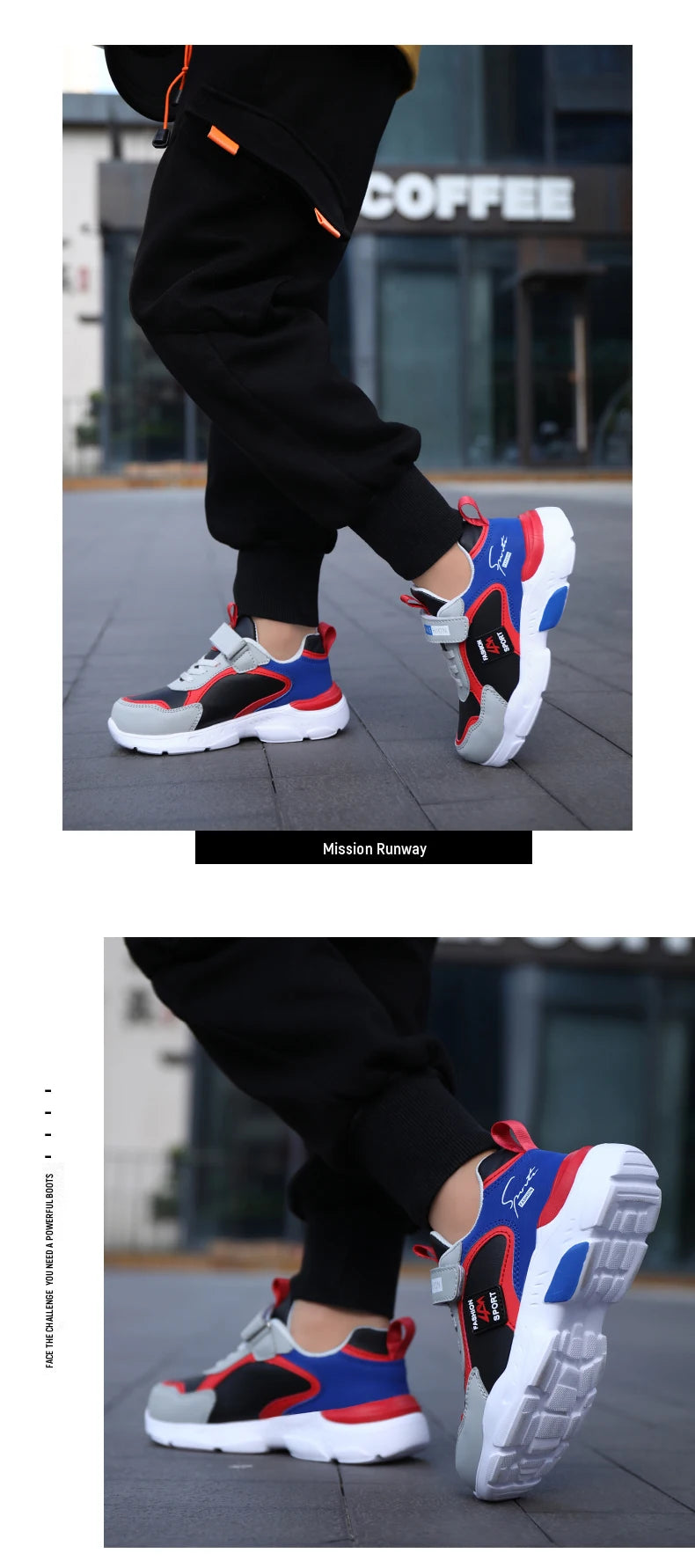 BreezyRun Kids' Lightweight Outdoor Sneakers ATHLEXES