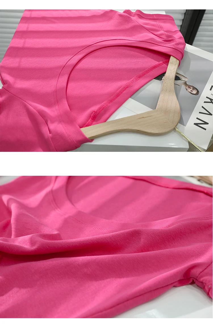 AOSSVIAO 100% Cotton Womenâ??s Slim Fit Tees ATHLEXES