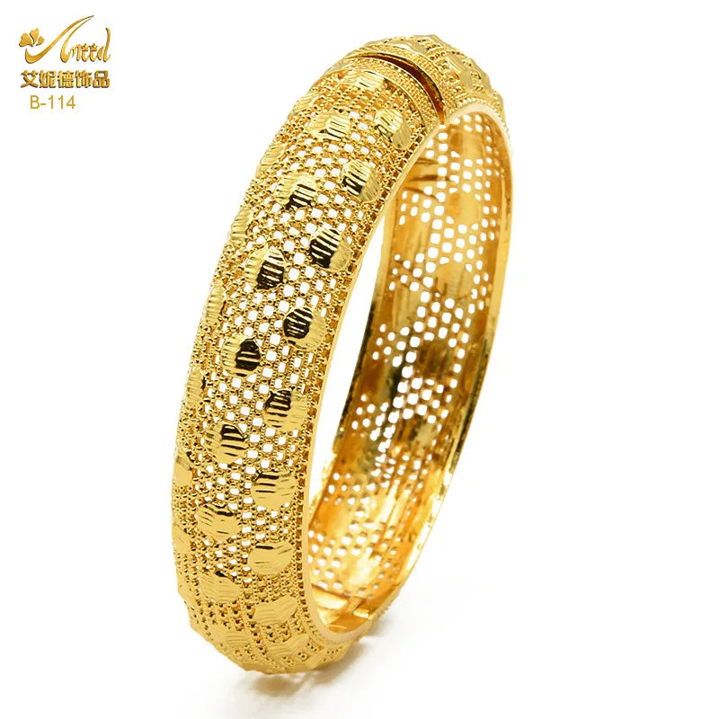 Dubai Bridal Light Luxury Gold Plated Bracelet ATHLEXES