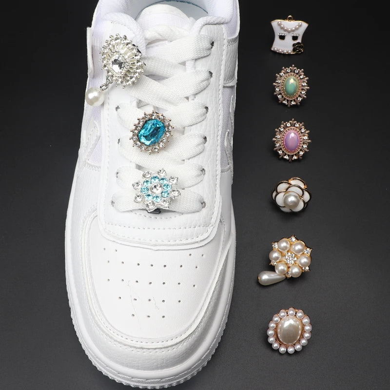 Chic Gemstone Shoe Charms for Sneakers Accessories ATHLEXES