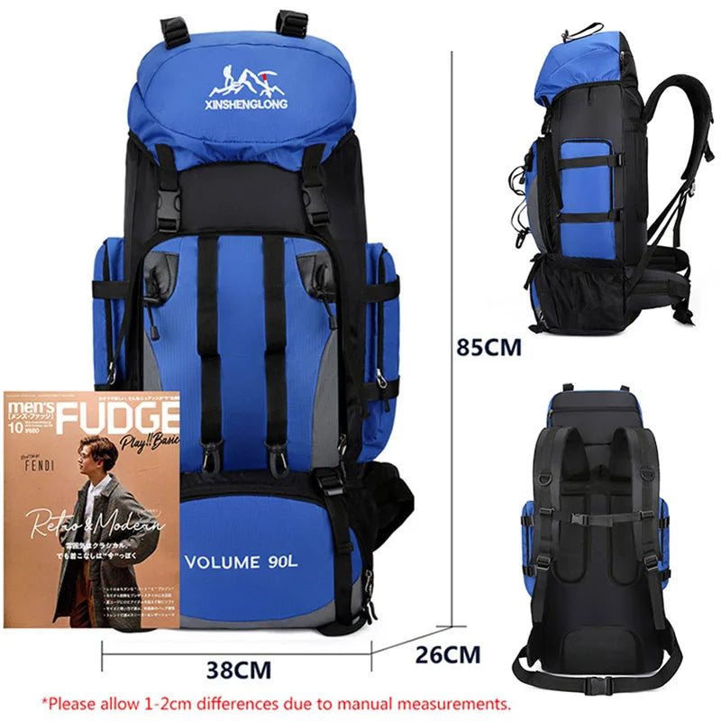 AdventureMax 90L Waterproof Trekking Backpack ATHLEXES