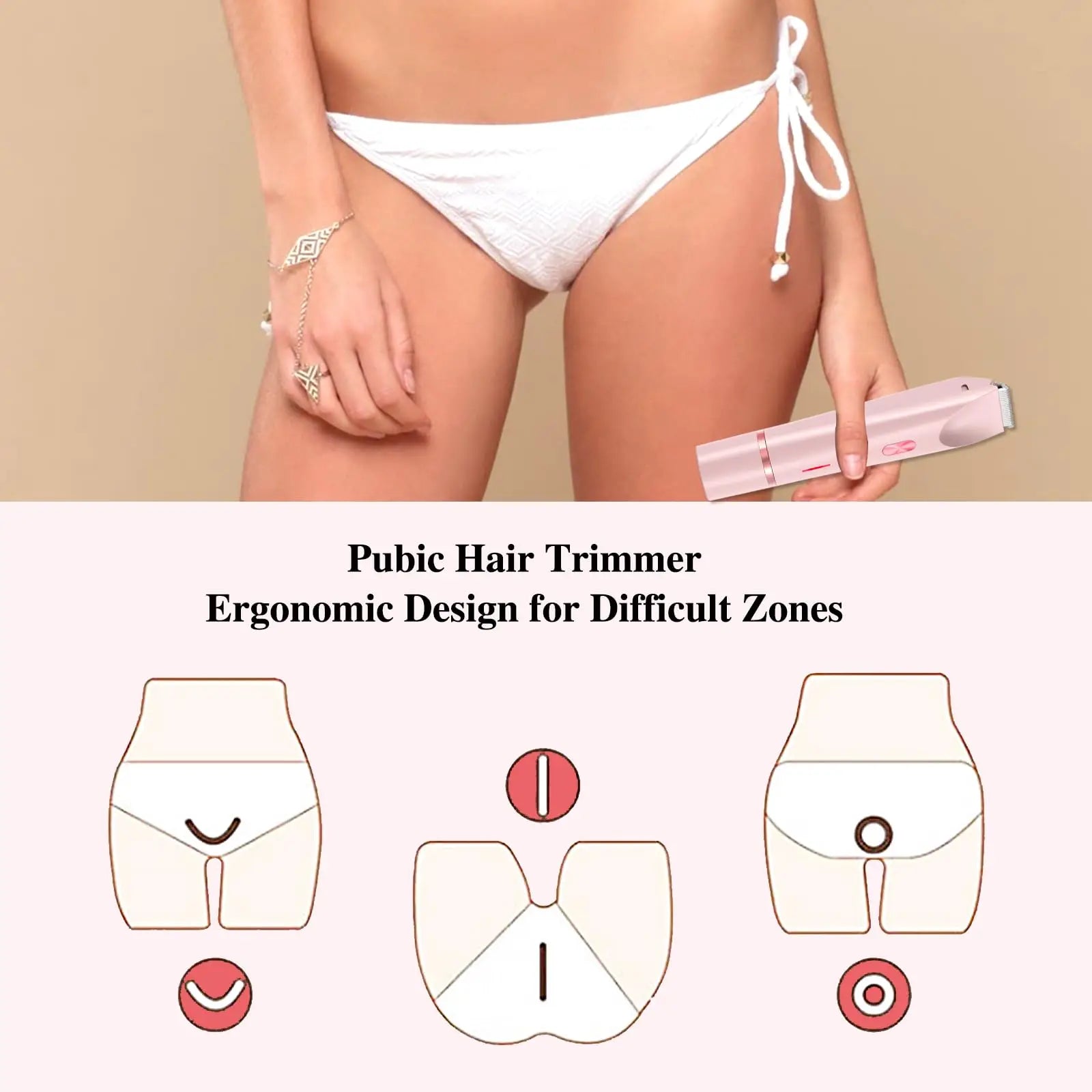 SilkSmooth 2 in 1 Electric Bikini Trimmer ATHLEXES