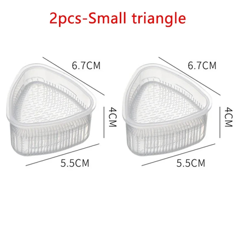 SushiCraft Triangle Mould Set for Onigiri Delights ATHLEXES