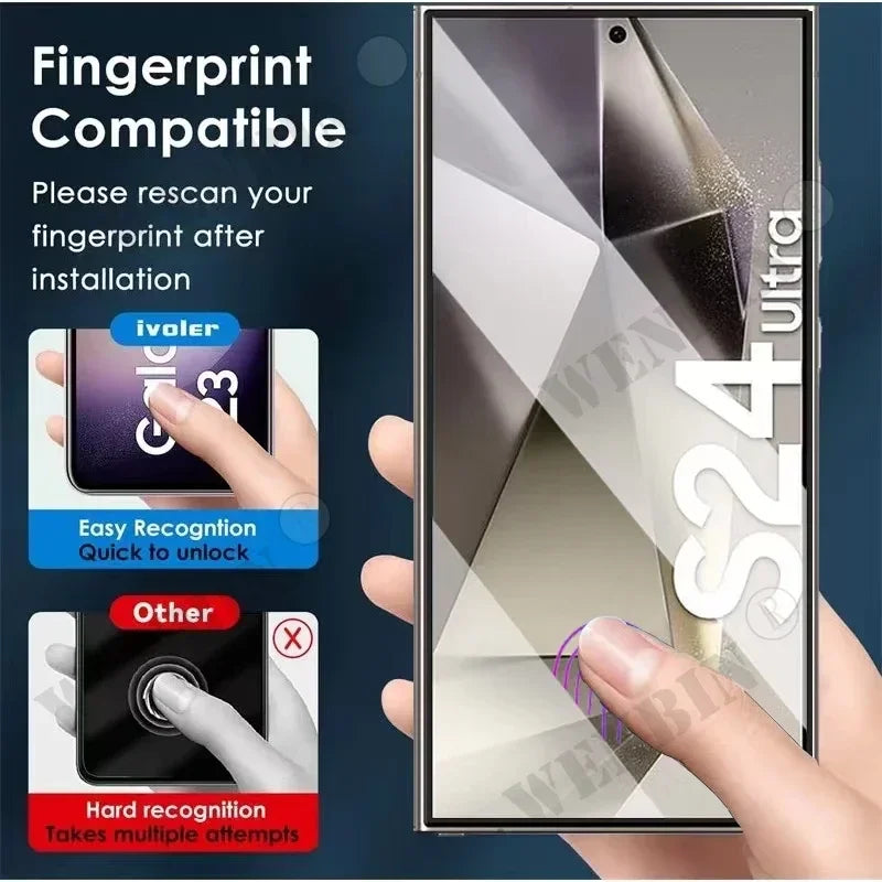 Premium Shield 3 Pcs Samsung Tempered Glass Protector ATHLEXES