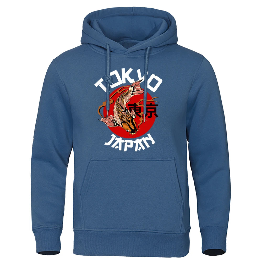 Koi Artistry Fleece Hoodie for Men ATHLEXES