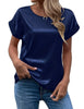 Satin Breeze Loose Fit Summer Blouse ATHLEXES