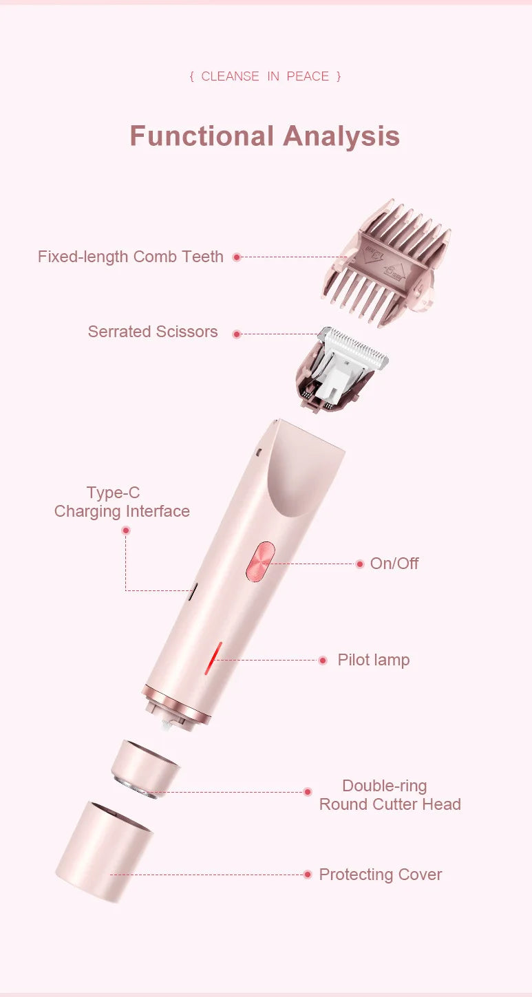 SilkSmooth 2 in 1 Women's Electric Razor ATHLEXES