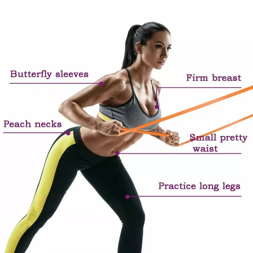 Agility Pro 5-120lbs Resistance Band Set ATHLEXES