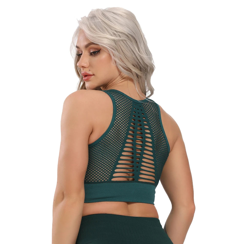 QuickDry Backless Yoga Sports Bra Tank Top ATHLEXES