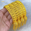 XUHUANG Dubai Gold Bangles with Tassel Pendant ATHLEXES