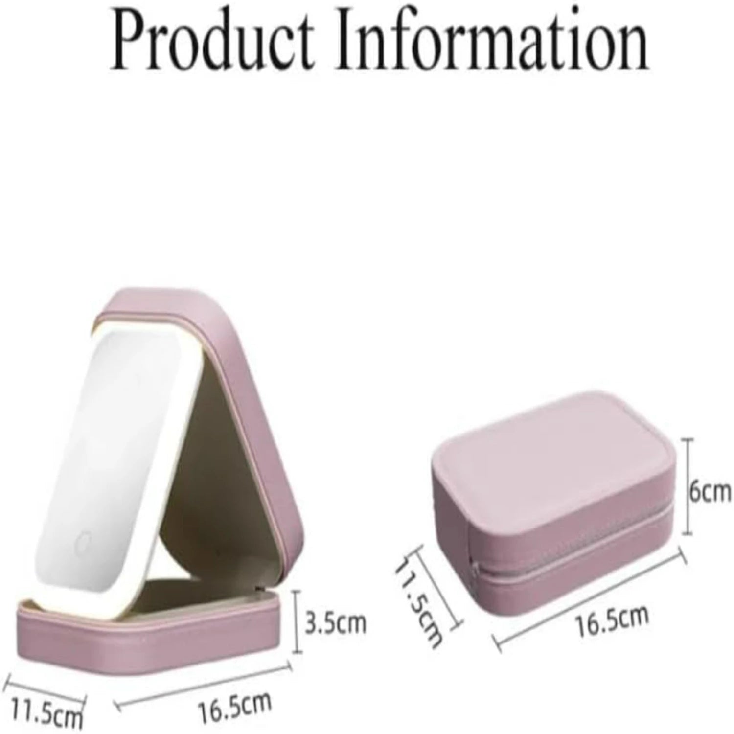 IllumiGlow Travel Makeup Bag with LED Mirror ATHLEXES