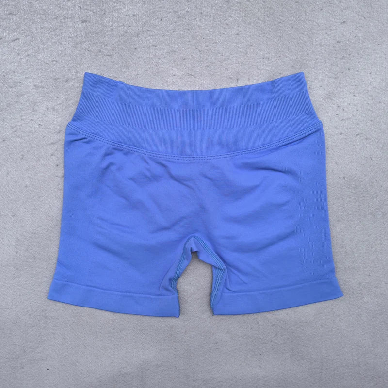 Seamless Flex Ribbed Yoga Shorts for Women ATHLEXES