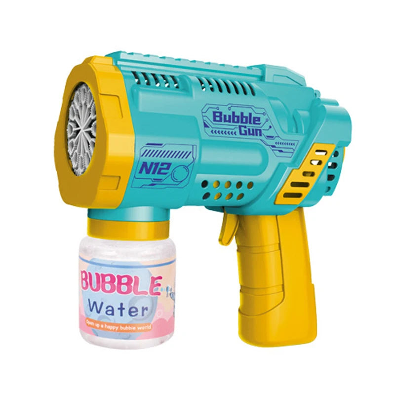 GlowBurst 12-Hole Electric Bubble Blaster ATHLEXES