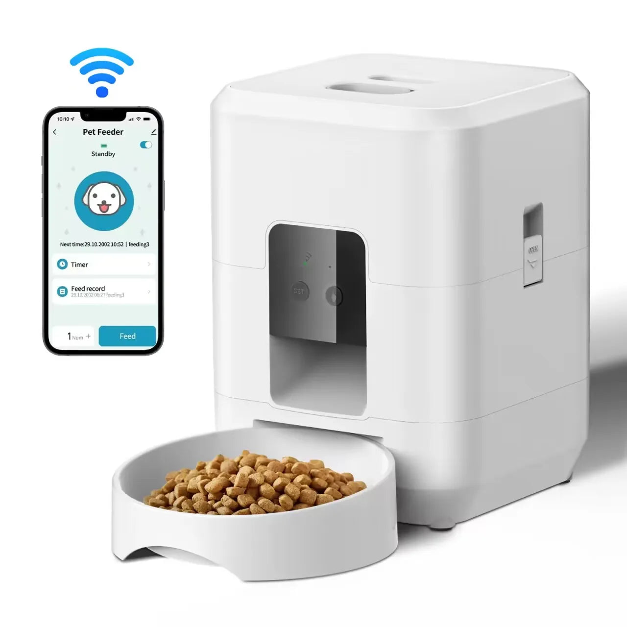 Smart Pet Feeder Pro: Automatic Timed Food Dispenser for Cats and Dogs ATHLEXES