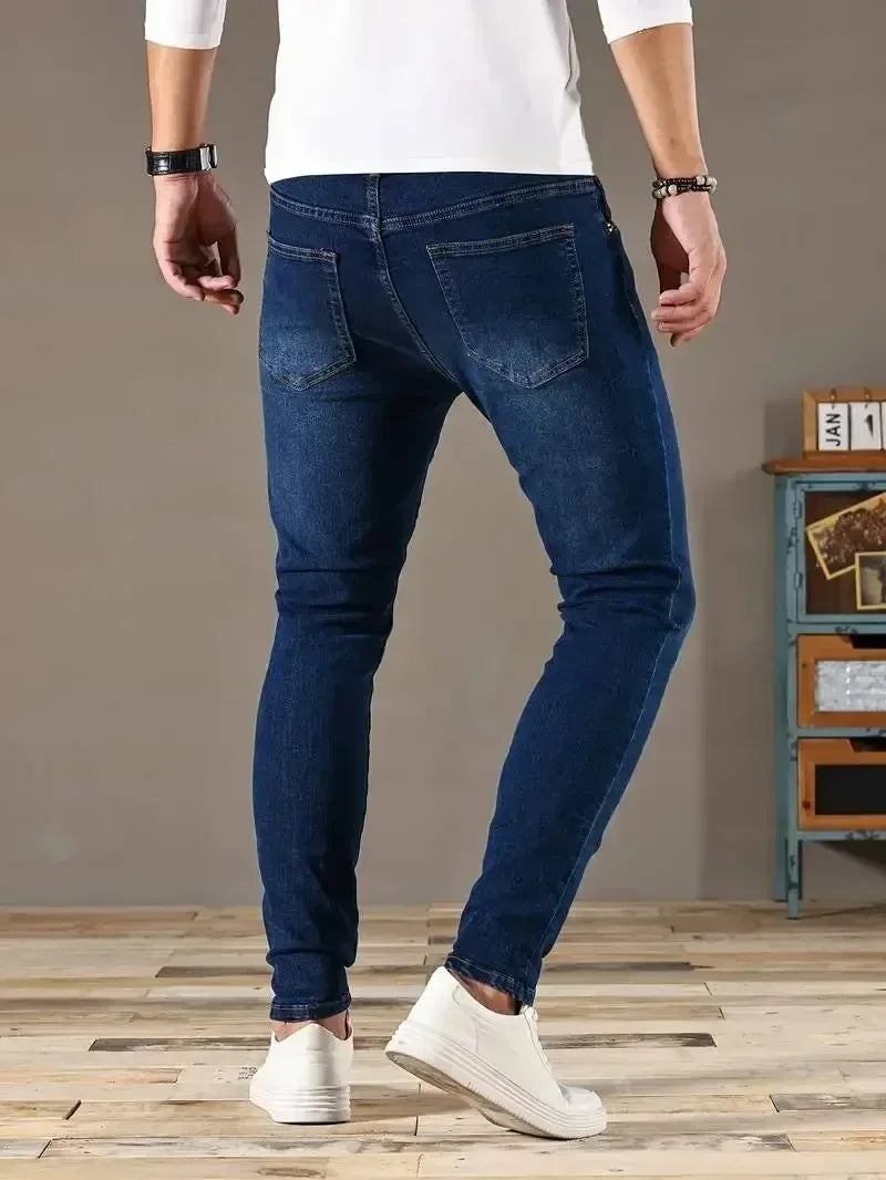 Classic Slim Fit Men's Denim Jeans ATHLEXES