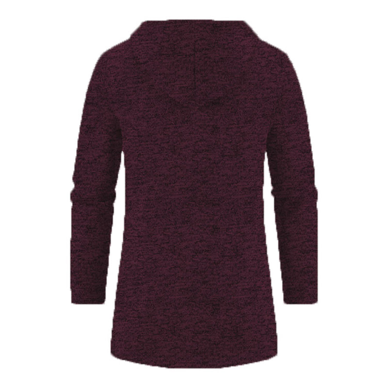 Urban Luxe Zippered Hoodie: Oversized Black Winter Sweatwear ATHLEXES