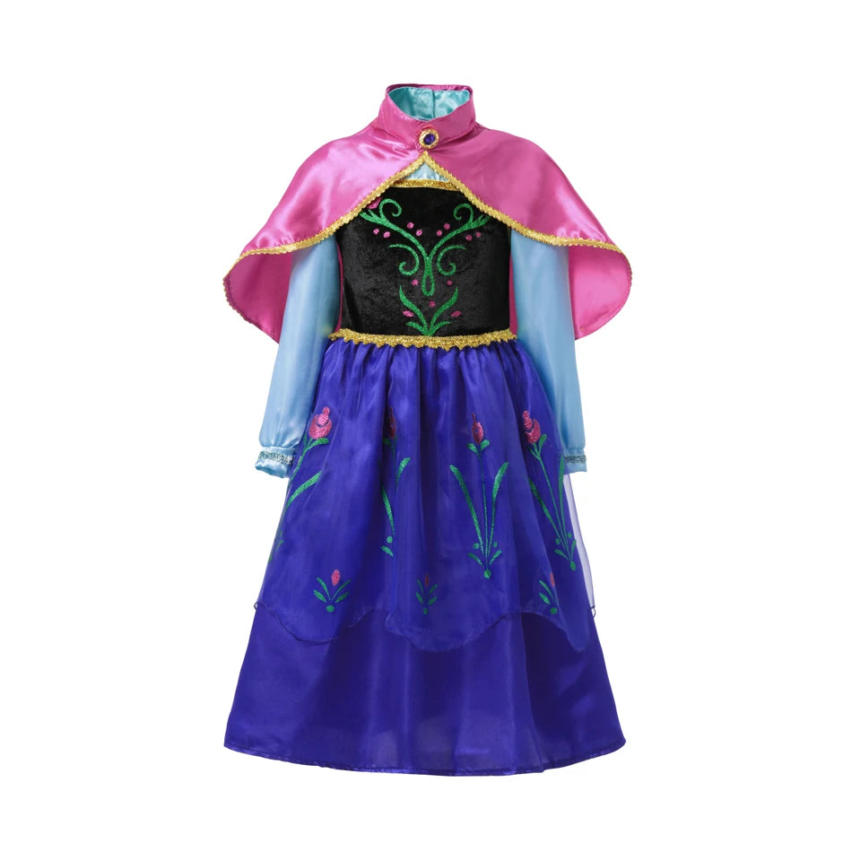 Frozen Princess Elsa Anna Dress for Girls Ages 2-10 ATHLEXES