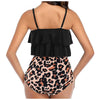 Vintage Ruffle Ruched High Rise Bikini Set ATHLEXES