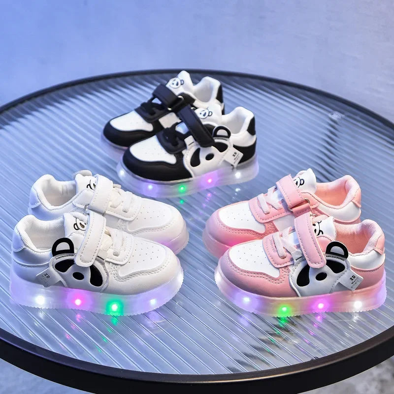 Luminous Cartoon Girls' Casual Spring Sneakers ATHLEXES