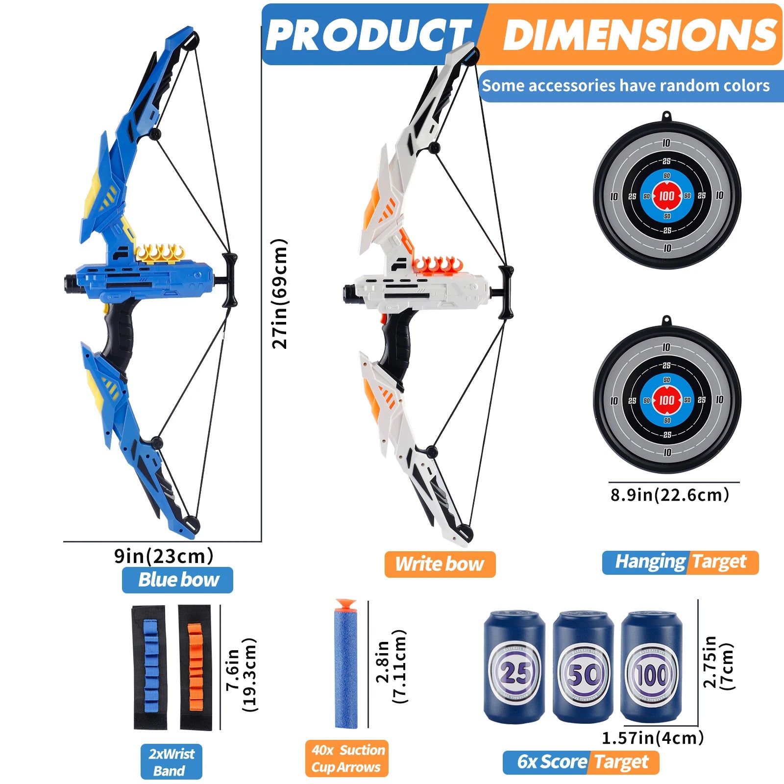 GlowDart LED Archery Toy Set for Kids ATHLEXES