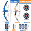 GlowDart LED Archery Toy Set for Kids ATHLEXES