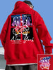 Urban Sunset Bear Graphic Hoodie for Men ATHLEXES