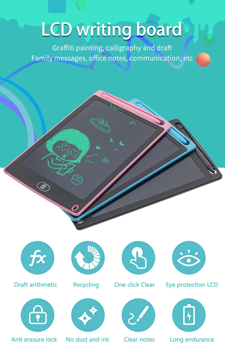 MagicLCD Art Board: Creative Writing Tablet for Kids ATHLEXES