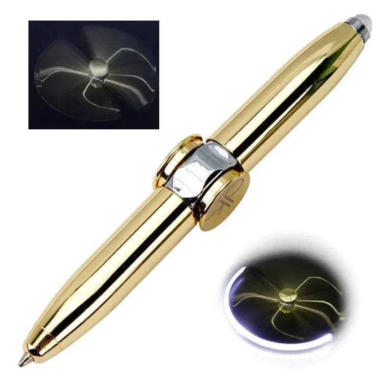Luminous SpinPen: Multifunctional Decompression Toy ATHLEXES