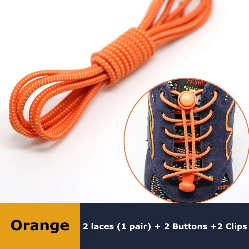 LazyLace No Tie Elastic Shoelaces - 1 Pair Stretch Fit ATHLEXES