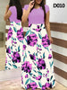Boho Bliss Floral Maxi Dress for Summer ATHLEXES