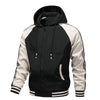 Spring Color Block Fleece Hoodie Jacket for Men ATHLEXES
