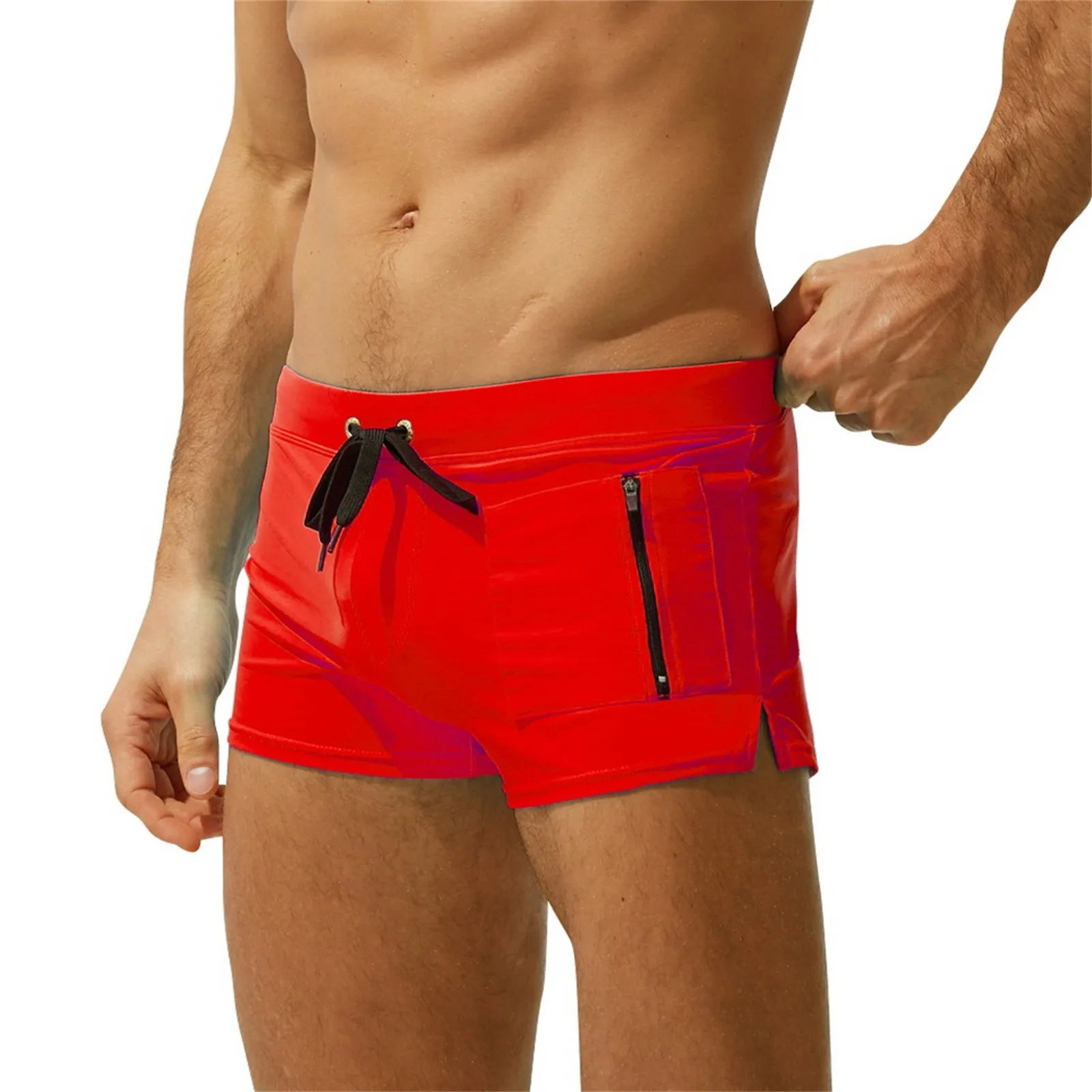 AquaComfort Men's Board Shorts with Zipper Pockets ATHLEXES