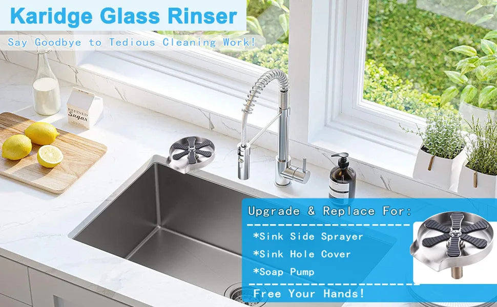 EcoClean Automatic Glass Cup Washer ATHLEXES